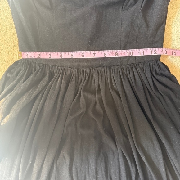 Vintage Minx Modes Black Dress 50s 60s - Picture 10 of 11